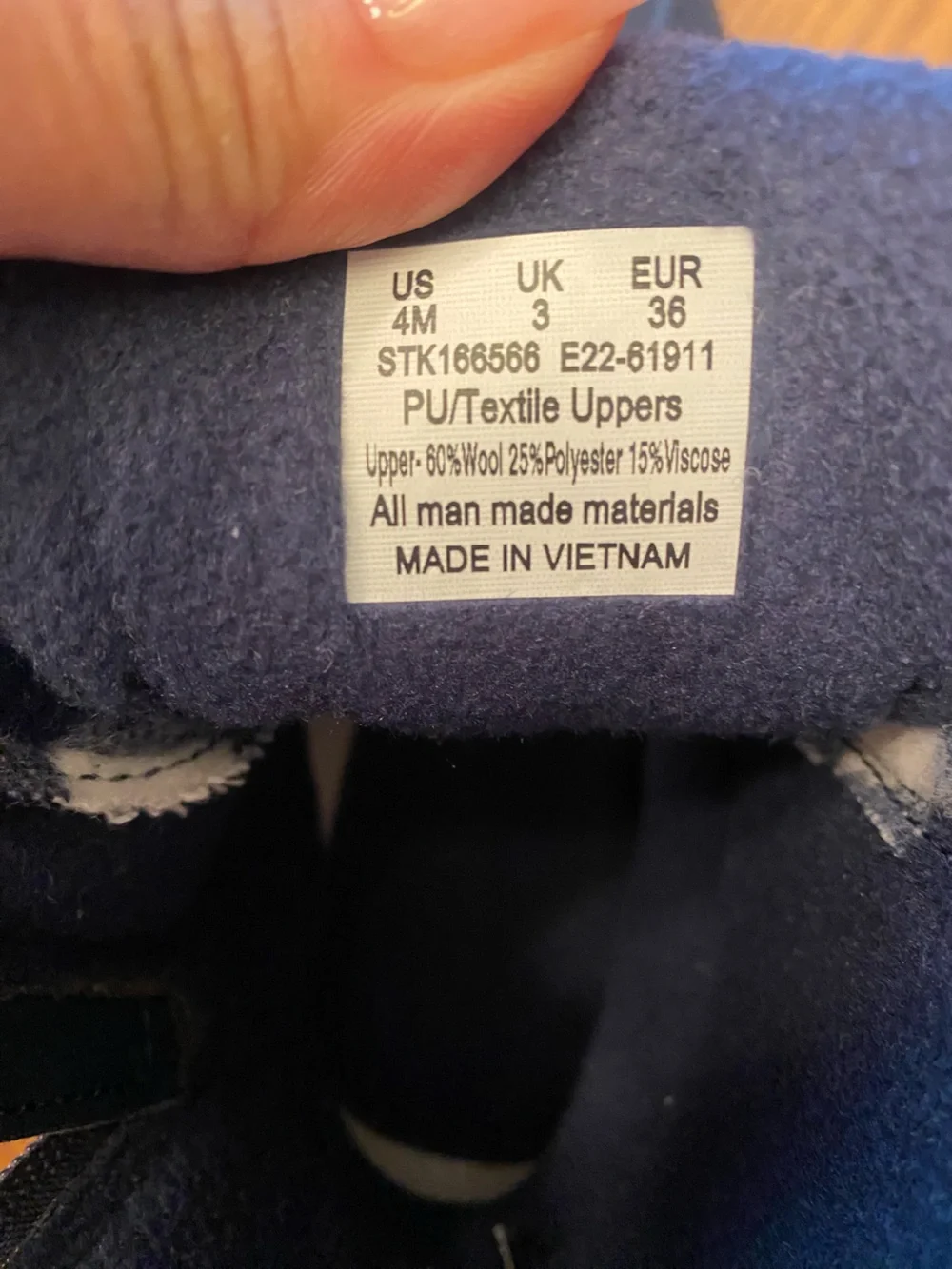 Sperry Kids Navy and Cream Plaid Insulated Snow Boots